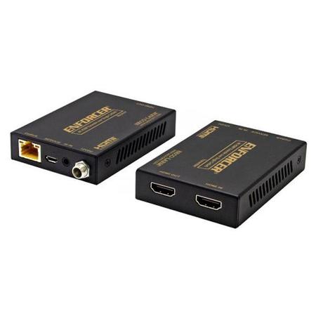 SECO-LARM 4K HDMI over single Cat5e/6. Extends range up to 197ft (60m) over Cat6. Connect HDMI equi SLM-MVE-AH1E1-42NQ